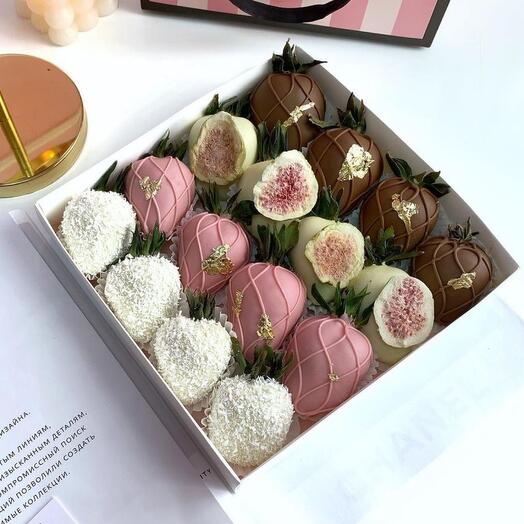 Клубника в шоколаде 16 штук💞