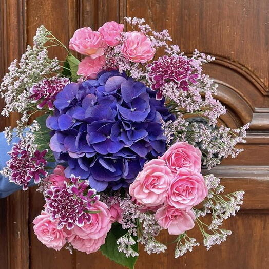 Bouquet rose et violet