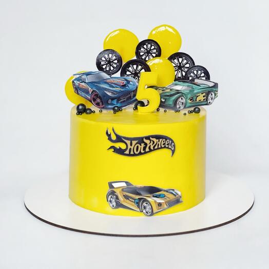 Торт 1,5 детский «Hot Wheels»