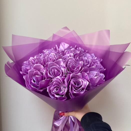 Букет из атласных лент