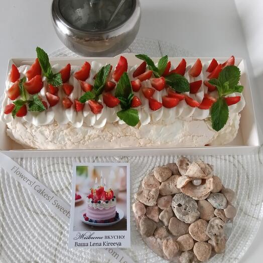 Меренговый рулет