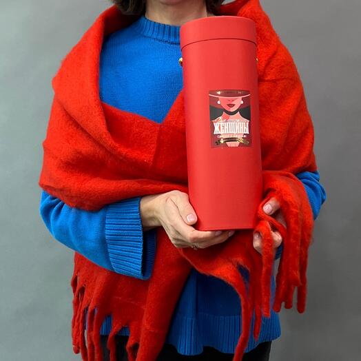 Тёплый шарф в подарочной упаковке