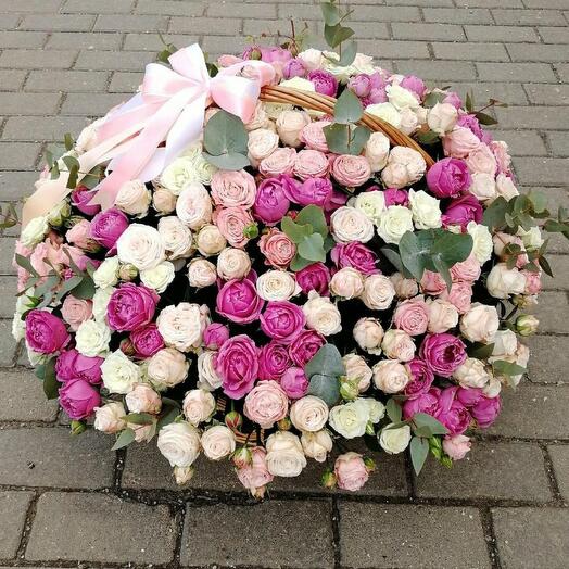 Cesta de flores
