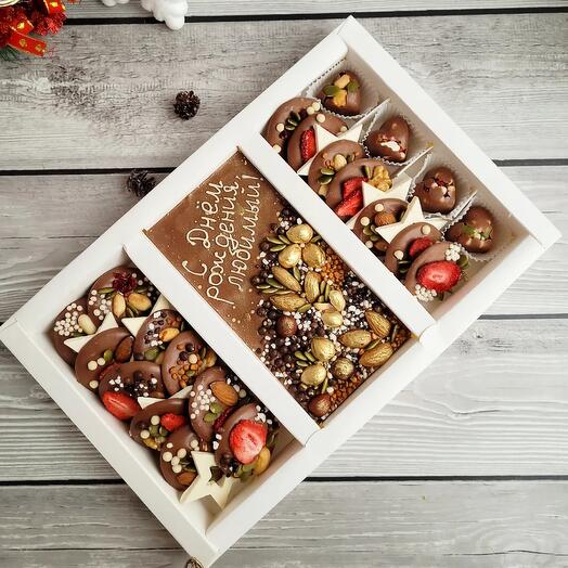 Conjunto de chocolate Belga para hombre