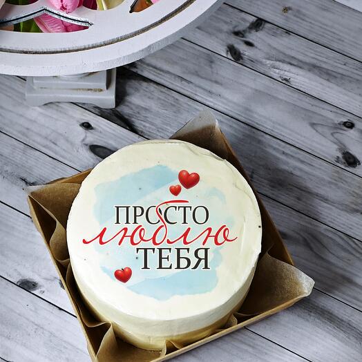 Бенто торт для влюбленных,просто люблю тебя, в подарок