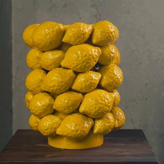 Ваза авторской работы « Лимоны 🍋»