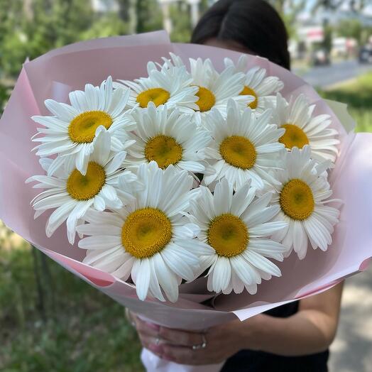 Букет с ромашками