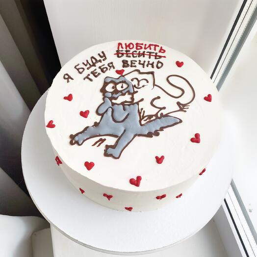 Торт с котами