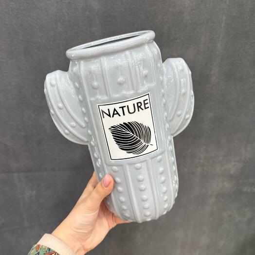 Ваза Nature в виде кактуса