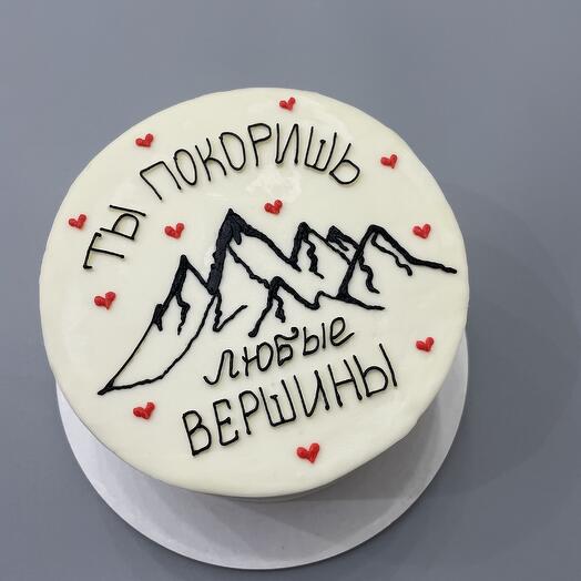 Макси бенто-торт «Вершины»