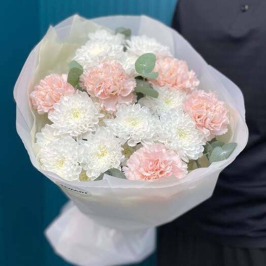 🔥Hit-Bouquet encanto de crisantemos y Dianthus