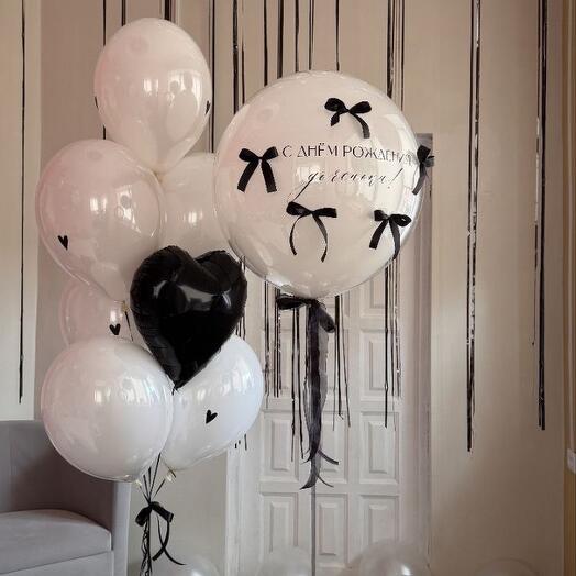 Воздушные шары  для девушки Стиль и Элегантность