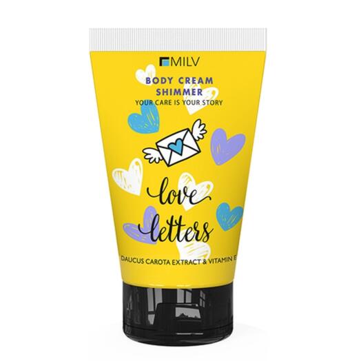 Крем-шиммер для тела "Love letters" Milv, 150 мл