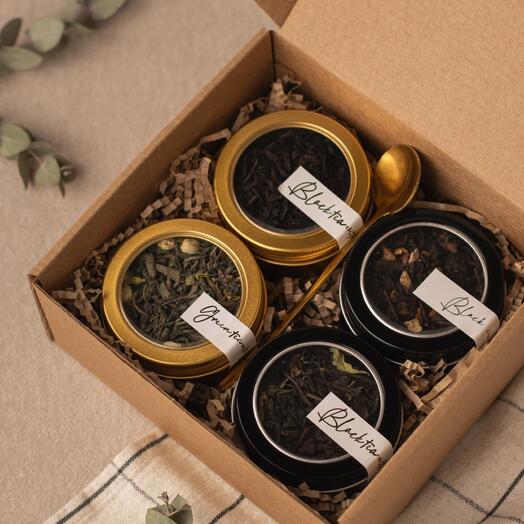 Чайный бокс с ложкой