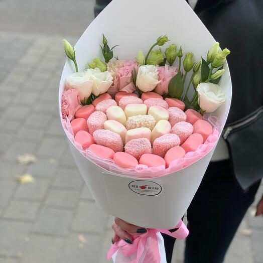 Malvavisco con eustoma