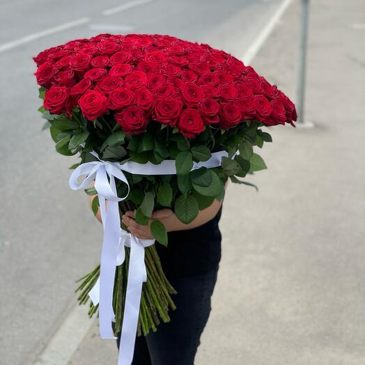 Rose red 80cm 131 pieces