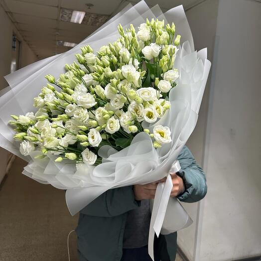 Букет из белых Эустом