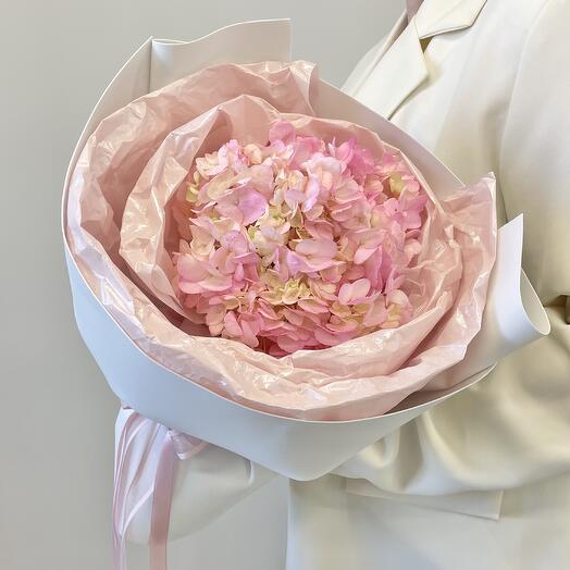 Ramo de flores 1 Hortensia rosa