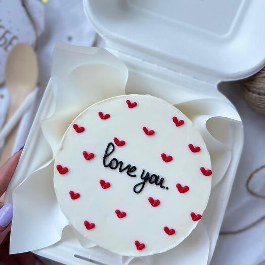 Бенто-торт 500г love