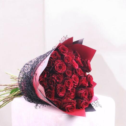 50 Red Roses Bouquet