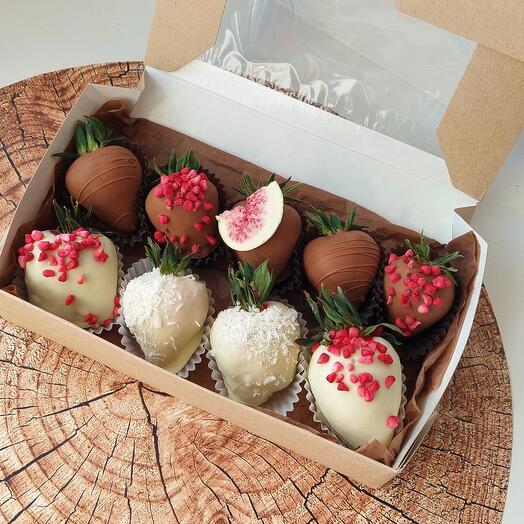 9 клубник в шоколаде🍓