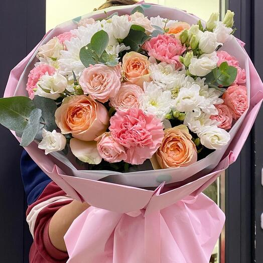 Peach bouquet
