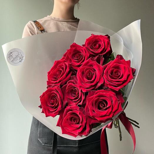 Бордовые розы 💋9