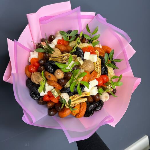 Букет из сухофруктов , 20 см