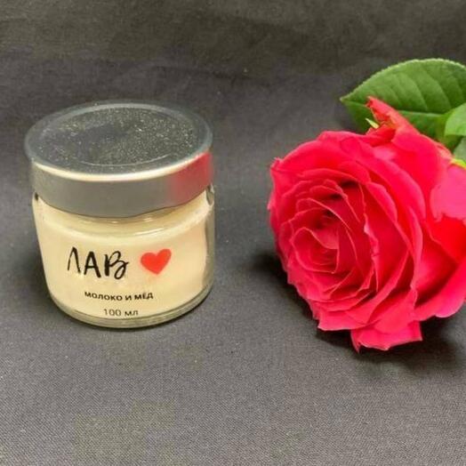 Арома свеча Молоко и Мед