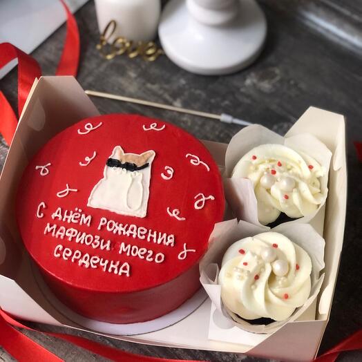 Торт и капкейки