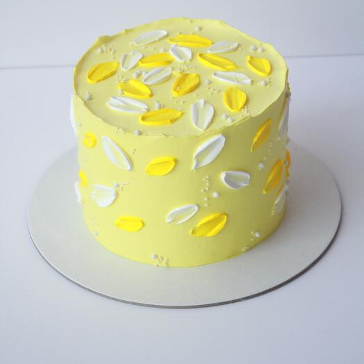 Yellow Theme Cake