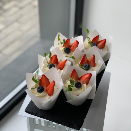 Set of 6 cupcakes