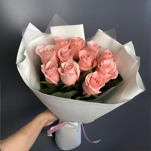 Ramo de 11 rosas Rosadas