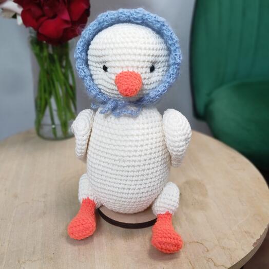 Уточка в косынке (ручная работа)