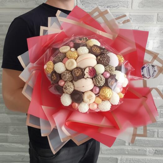 Сладкий букет подарок маме