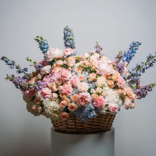 Flowers in basket Loving it