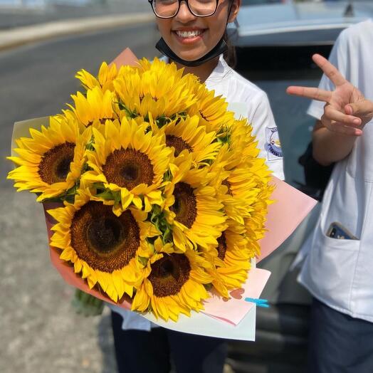 Sunflowers bouquet