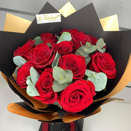 10 Red Roses Bouquet