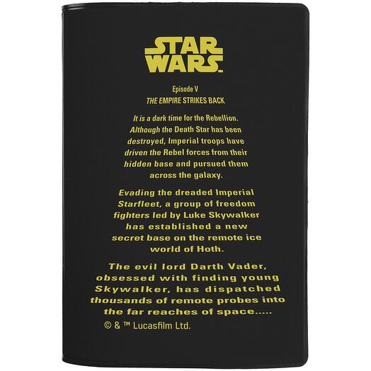 Обложка для паспорта Star Wars Title черная