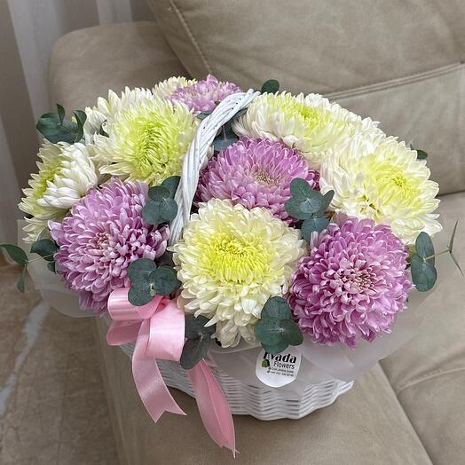 A basket of flowers