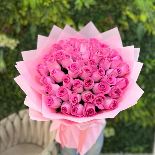 51 Revival Pink Roses Bouquet