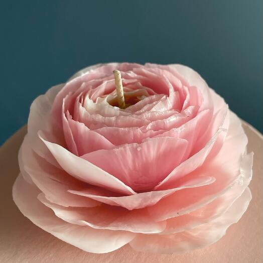 Свеча Бутон ранункулюса цветного