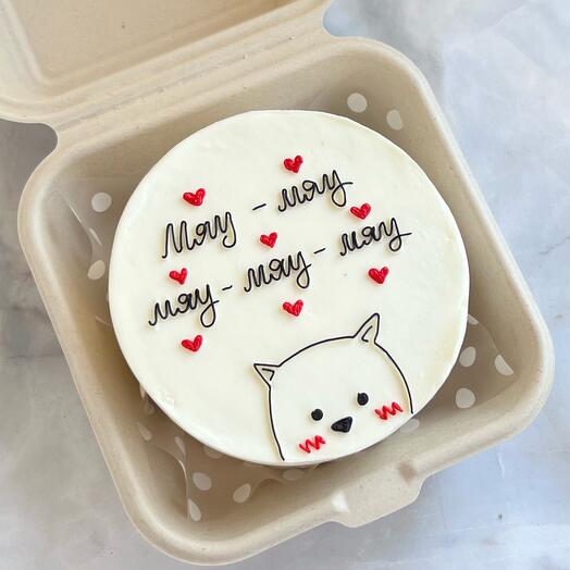 Bento birthday cake, Bento cake for a friend