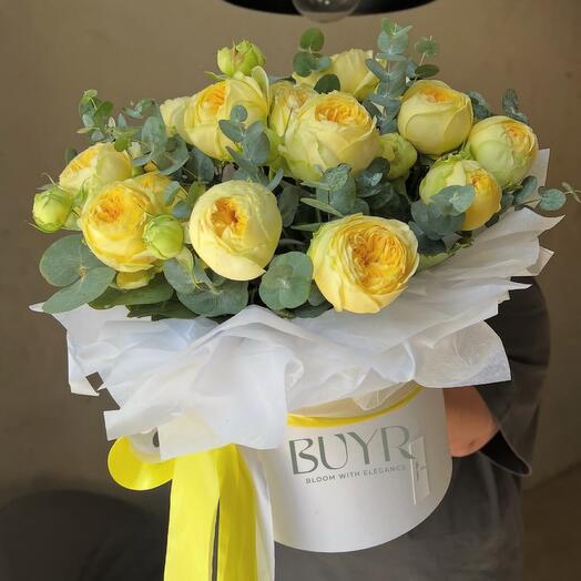 Rose di peonia in una scatola 💛