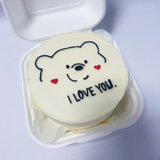 Бенто торт I Love You