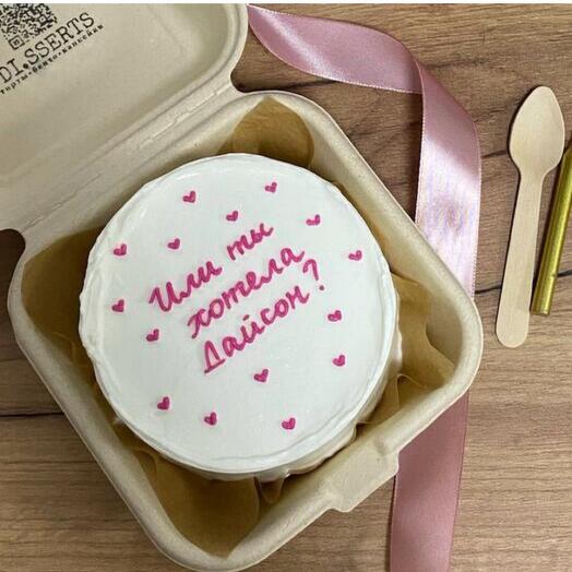 Бенто торт  для девушки