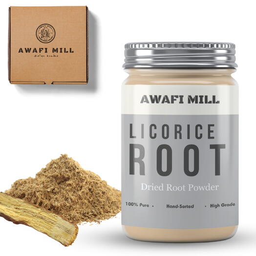 AWAFI MILL Mulethi Powder | Licorice Root Powder - Bottle of 100 Gram