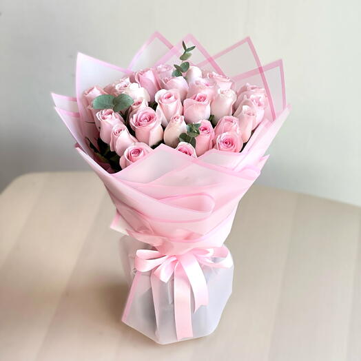 31 Pink Rose Bouquet