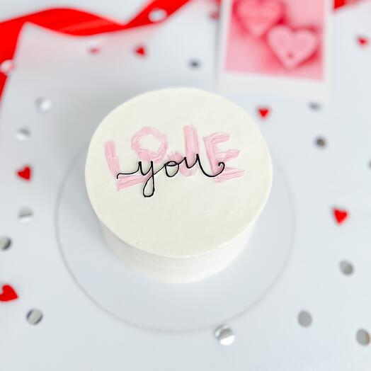 Бенто-торт Love you в подарок любимым