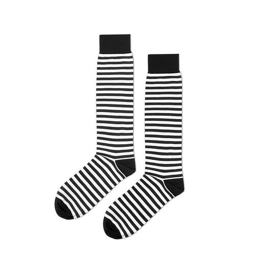 Гольфы Тельняшка 42-45 черные